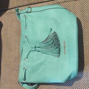 Aqua blue Michael Kors purse